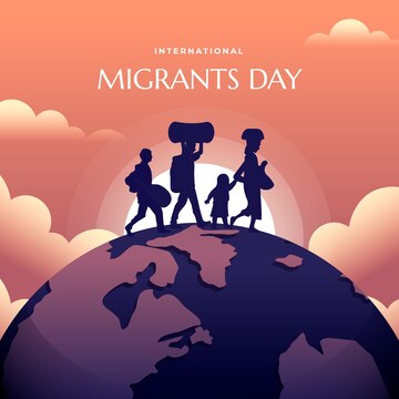 Ilustrasi Hari Migran Internasional. (Foto/Freepik)