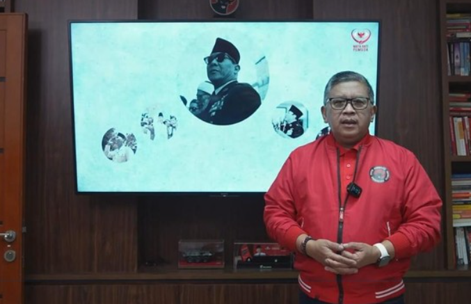 Sekjen PDI Perjuangan Hasto Kristiyanto (BeritaNasional/tangkapan layar))