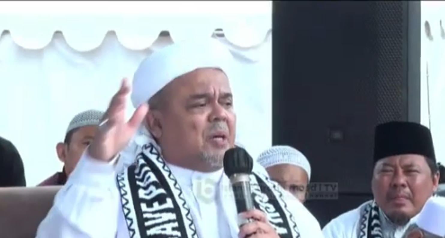 Ulama Habib Rizieq. (Foto/IBTV).