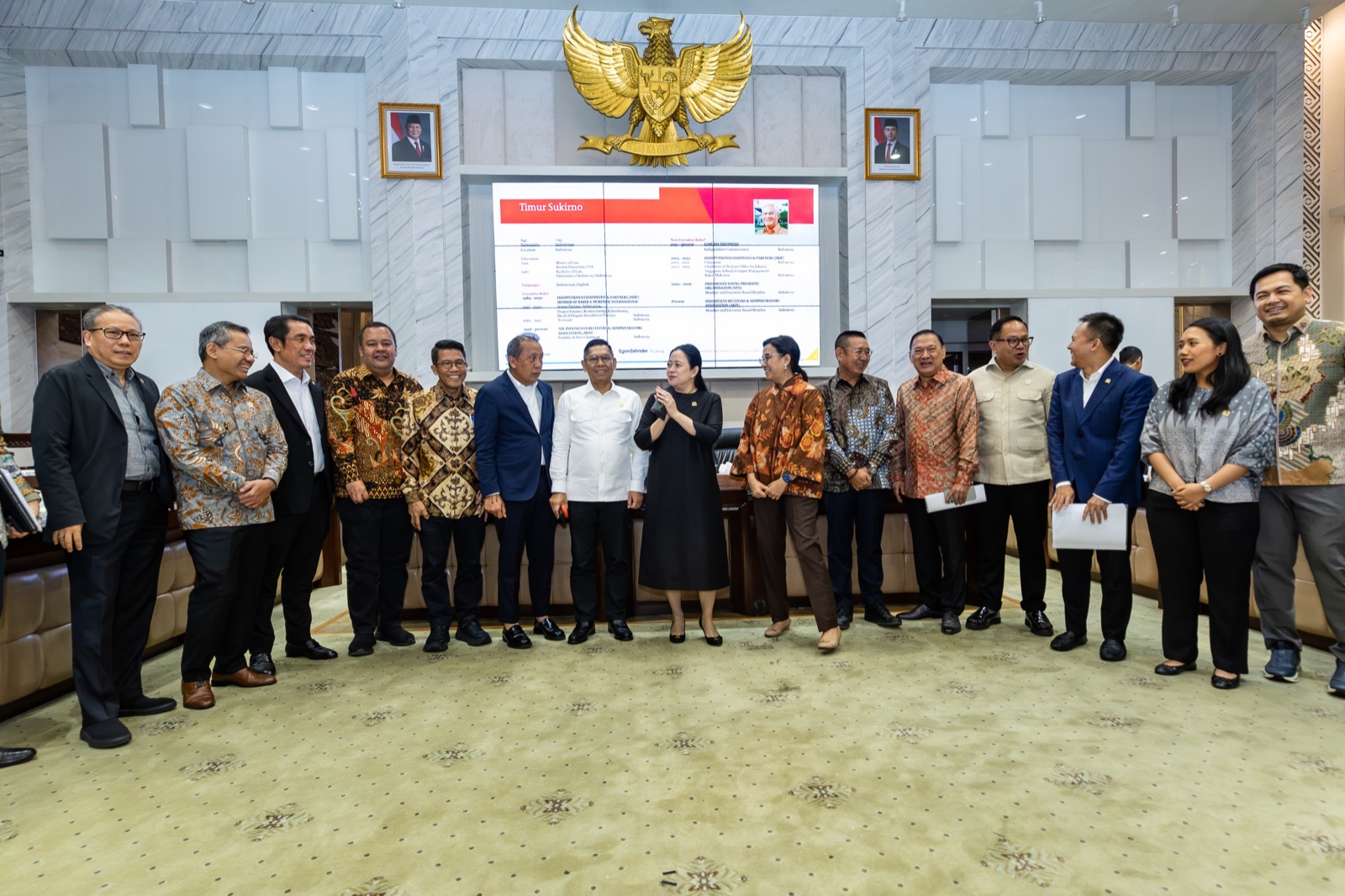 Ketua DPR RI Puan Maharani Lantik Tim Pengawas Intelijen DPR. (Foto/Istimewa).