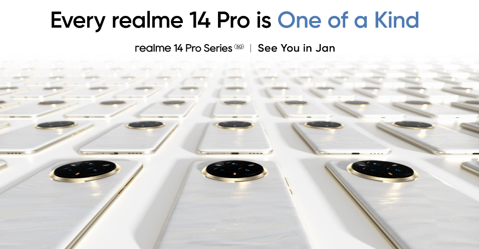 Realme 14 Pro Series 5G siap meluncur Januari 2025. (Foto/Doc. realme global)