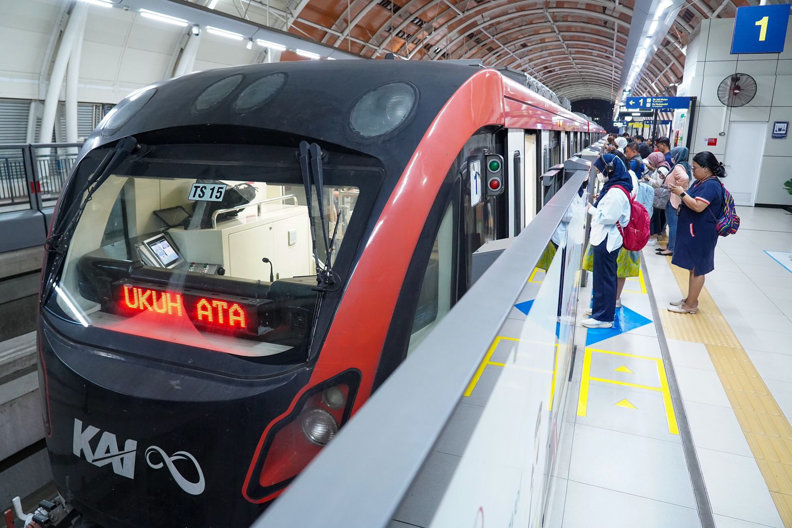 Layanan uji coba LRT khusus wanita (BeritaNasional/Istimewa)