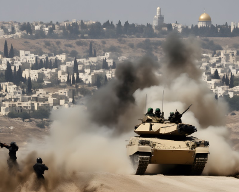 Ilustrasi tentara zionis Israel serang Gaza (Foto/Pixabay)