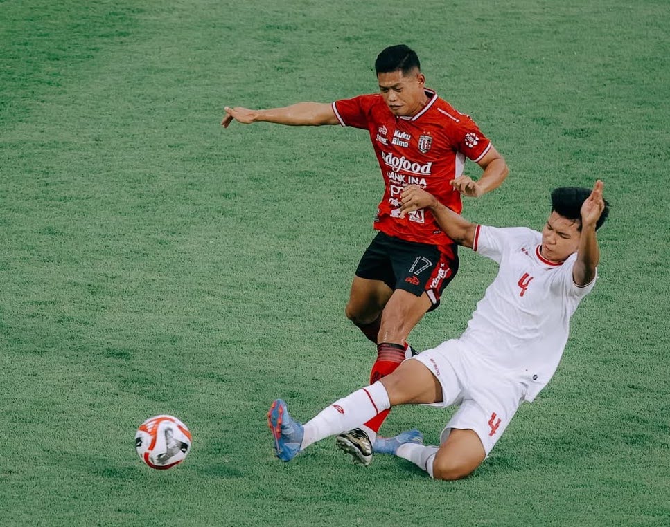 Timnas Indonesia uji coba dengan Bali United. (Foto/instagram/bali united).