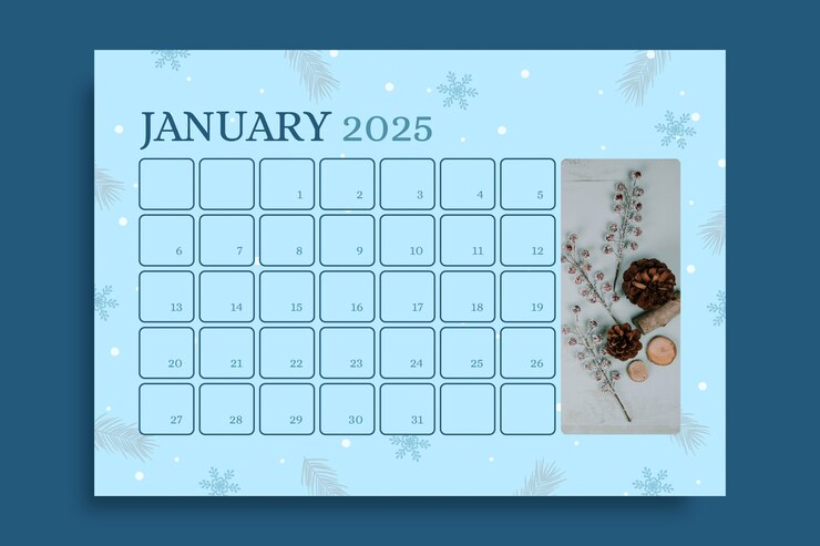 Kalender Januari 2025. (Foto/freepik)