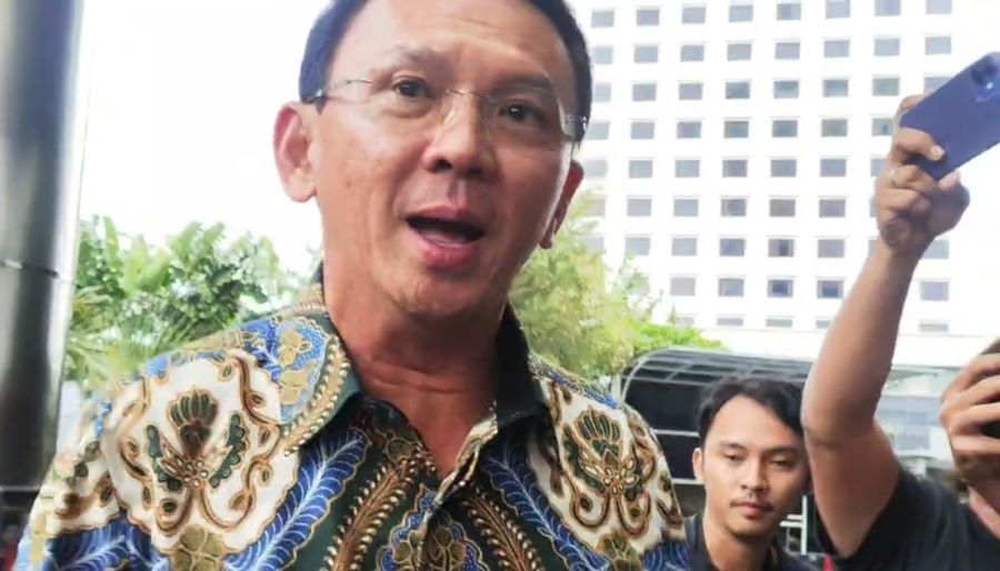 Mantan Komisaris Utama Pertamina, Basuki Tjahaja Purnama. (BeritaNasional/Panji Septo)