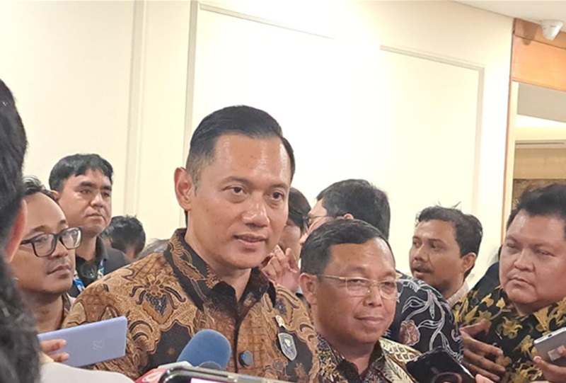 Menteri Koordinator Bidang Infrastruktur dan Pembangunan Kewilayahan AHY  (Beritanasional/Lydia)