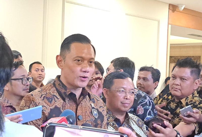 Menteri Koordinator Bidang Infrastruktur dan Pembangunan Kewilayahan AHY (Beritanasional/Lydia)