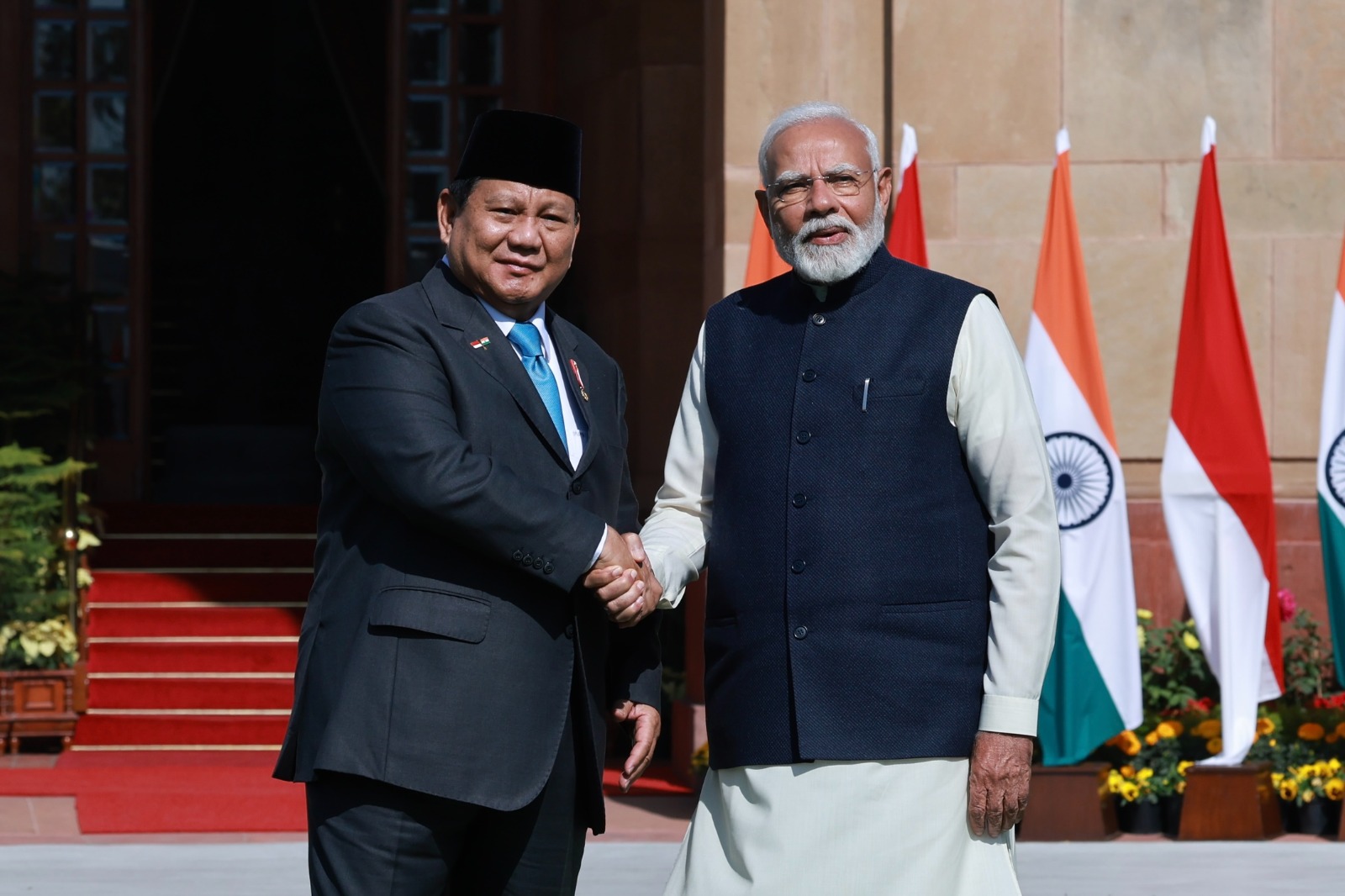 Akrabnya Prabowo dan PM India Narendra Modi. (Foto/Tim Prabowo).