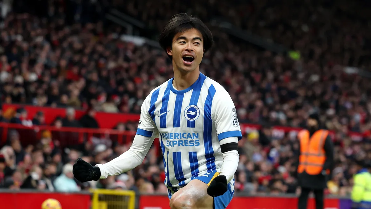 Kaoru Mitoma Jadi Pemain Jepang Tersubur di Liga Inggris. (Foto/Premier League).