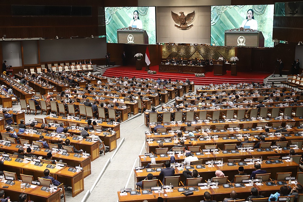 Rapat paripurna DPR RI. (BeritaNasional/Elvis).