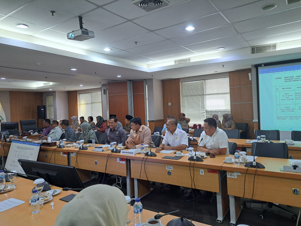 DPRD menggelar rapat pimpinan dan anggota Bamus bersama eksekutif. (BeritaNasional/Lydia)