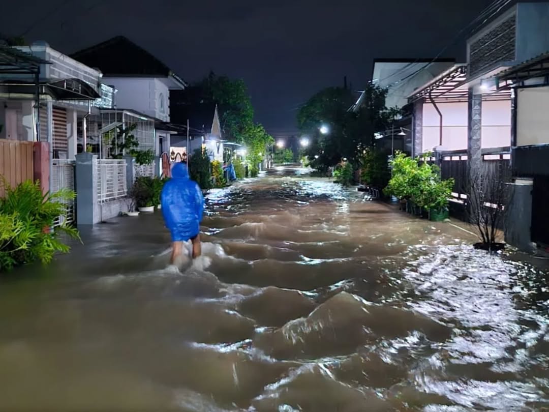 Banjir yang menerjang wilayah Kabupaten Banyumas, Jateng. (Foto/BPBD Banyumas)