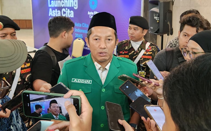 Ketua Umum PP GP Anshor Addin Jauharudin (Beritanasional/Panji)