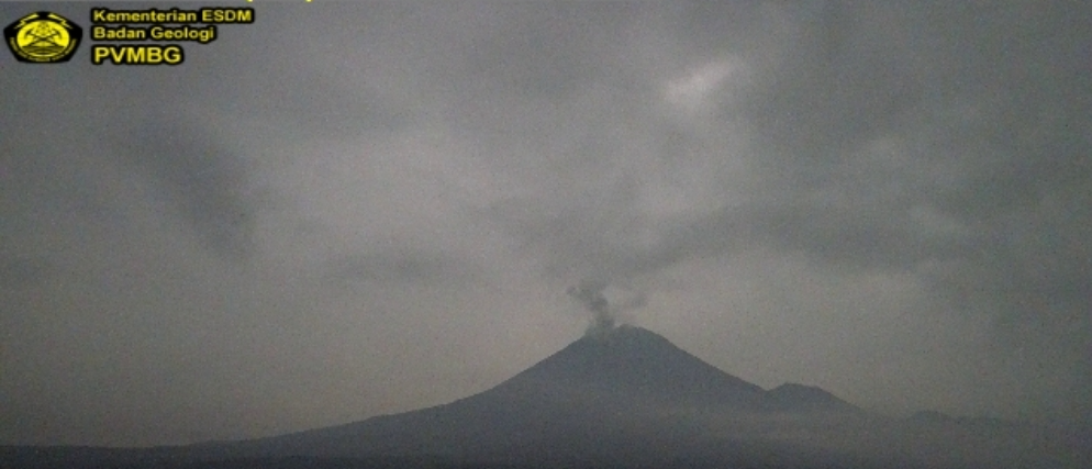 Letusan Gunung Semeru. (Foto/Magma PVMBG ESDM)