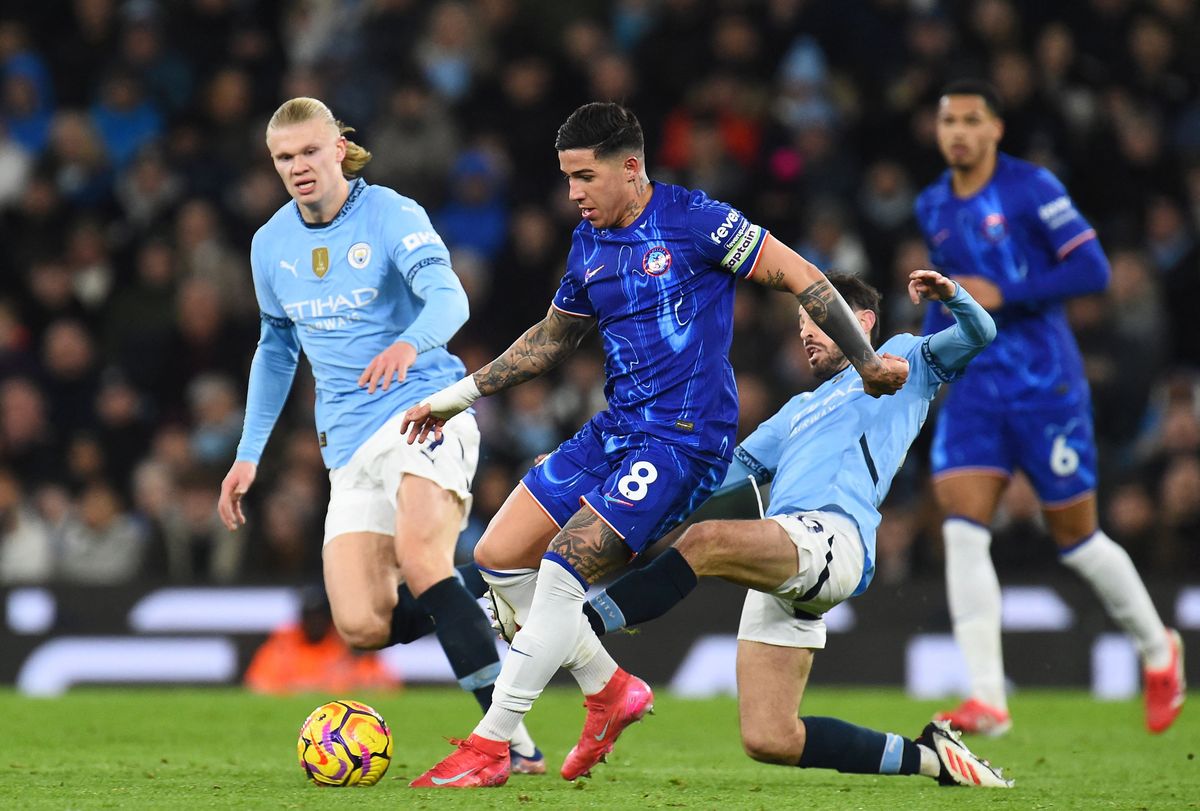 Manchester City vs Chelsea di Liga Inggris. (Foto/premier league).