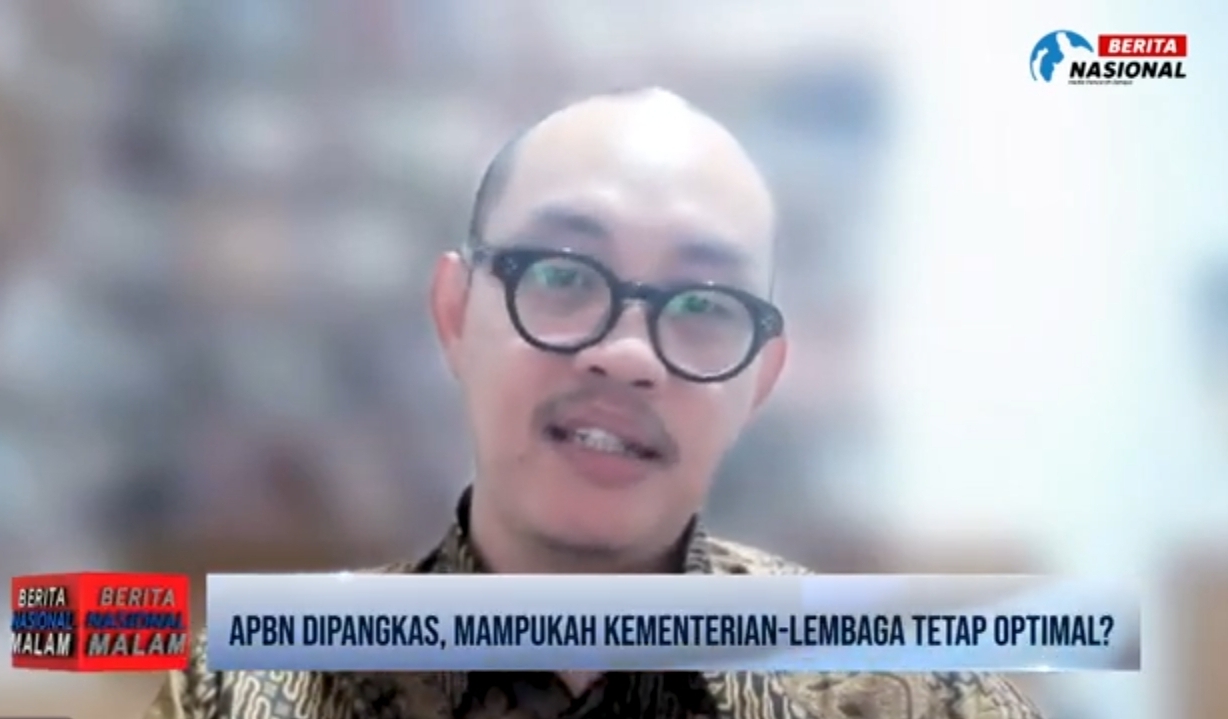 Direktur Eksekutif Center of Economic and Law Studies (Celios) Bhima Yudhistira . (BeritaNasional TV).