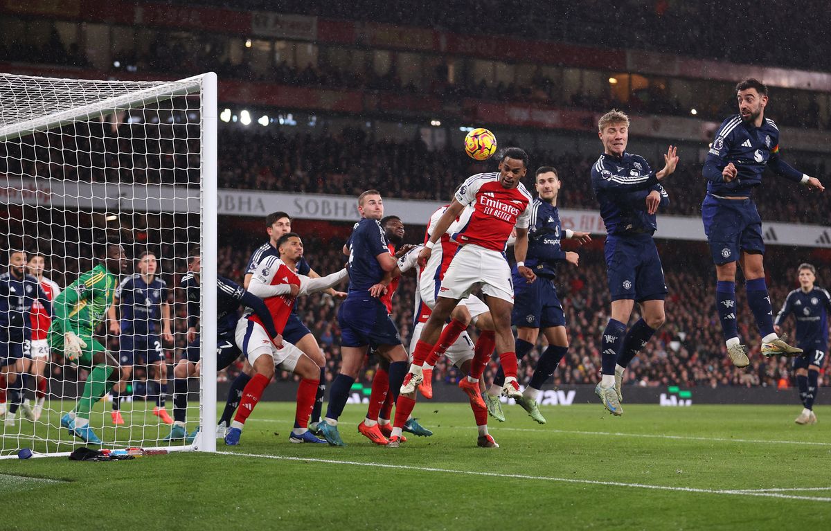 Arsenal vs Manchester United di Liga Inggris. (Foto/Premier League).