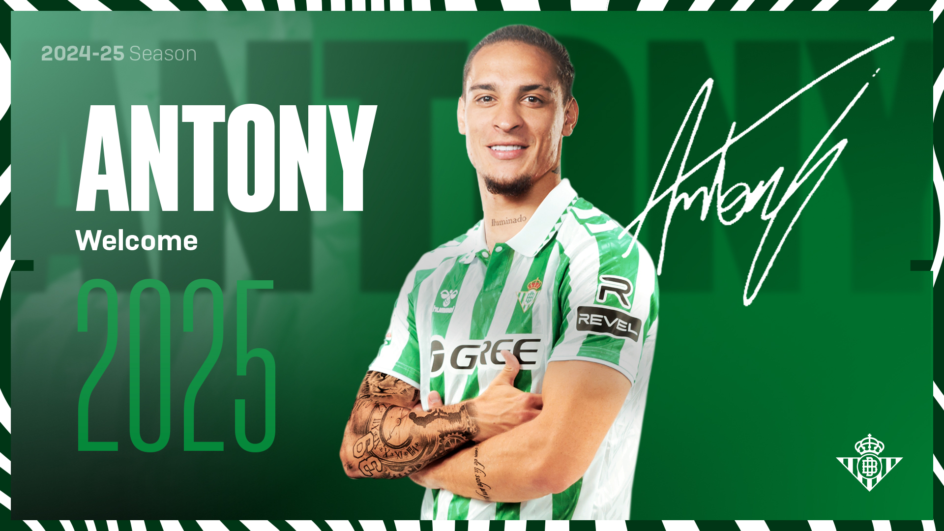 Antony menjadi pemain pinjaman Real Betis dari Manchester United. (Foto/realbetis.com)