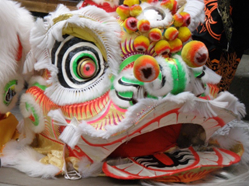 Ilustrasi barongsai (Foto/Pixabay)