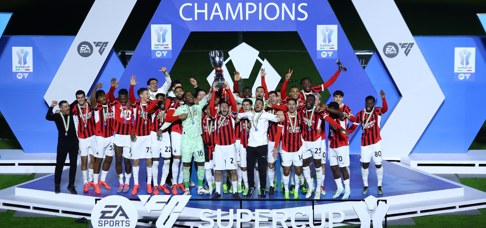 AC Milan juara Piala Super Italia. (Foto/AC Milan)