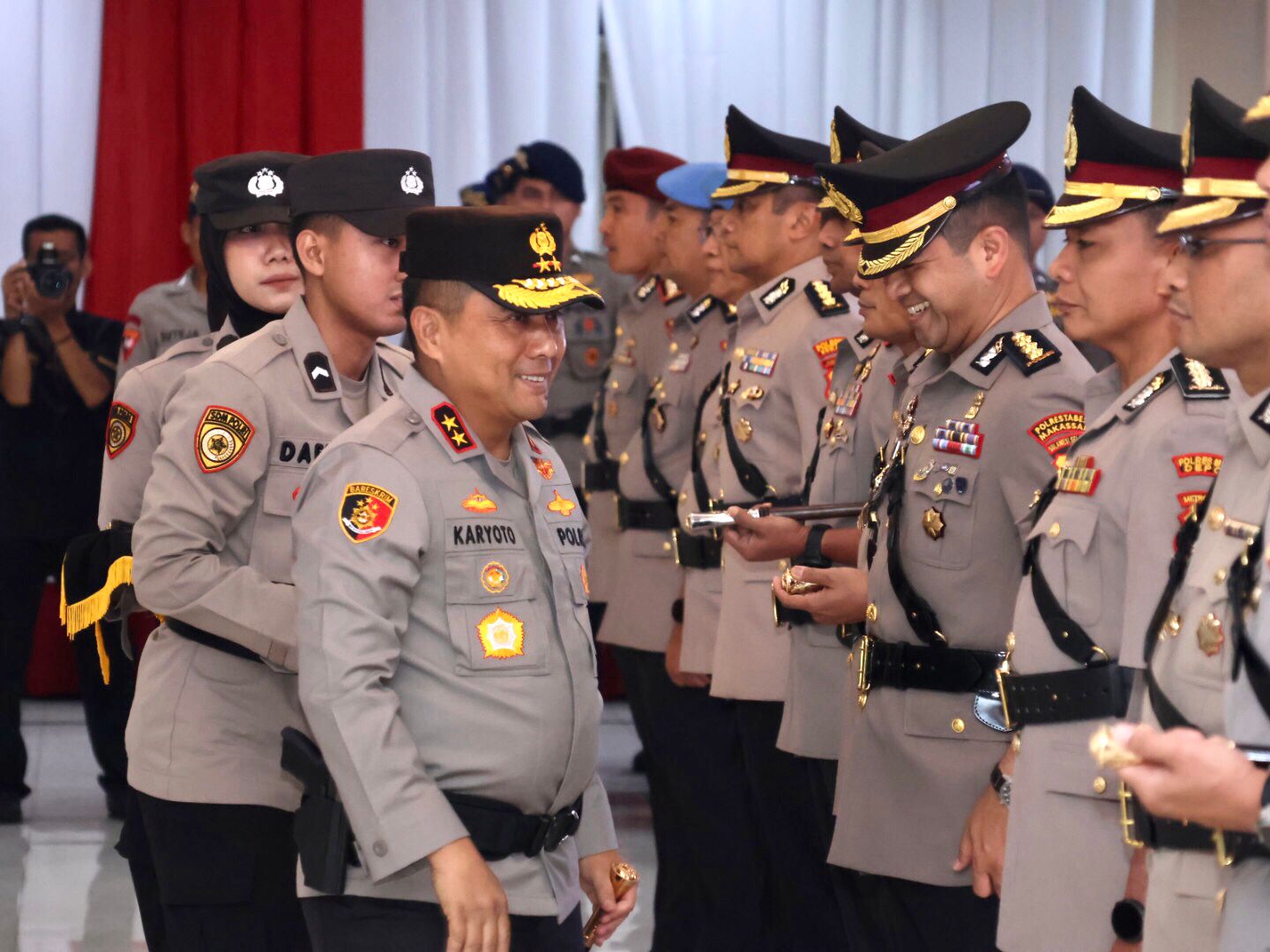 Kapolda Metro Jaya Irjen Pol Karyoto Lantik Sejumlah Pejabat Utama Baru (Foto/Polda Metro).