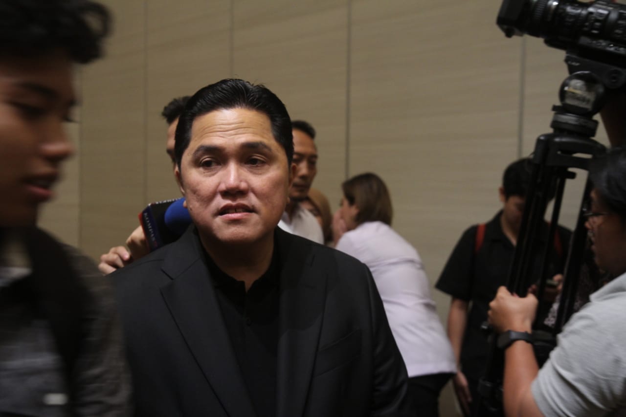 Ketua Umum PSSI Erick Thohir. (BeritaNasional/Oke Atmaja).