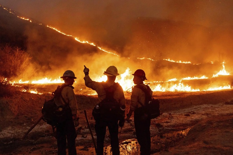 Kebakaran Los Angeles (Foto/Times of India)