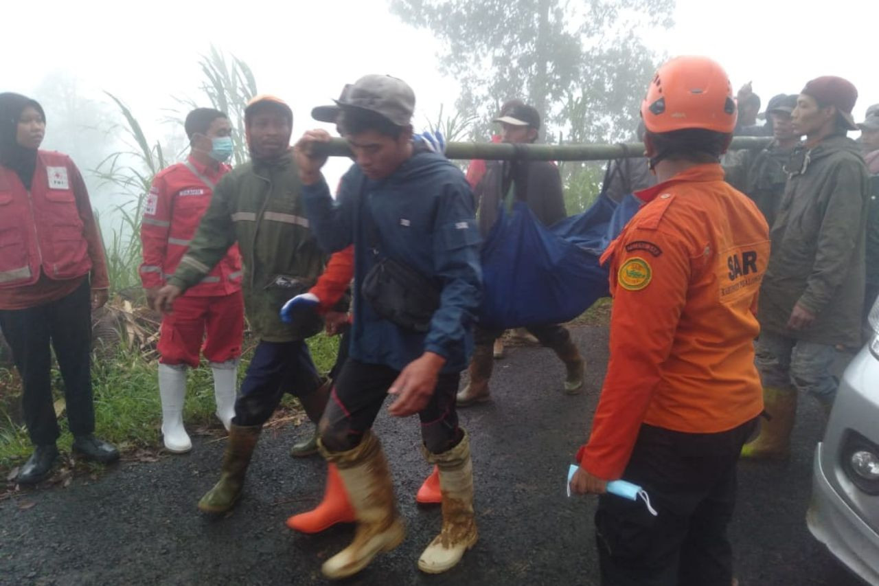 Bencana longsor di Pekalongan. (Foto/istimewa).