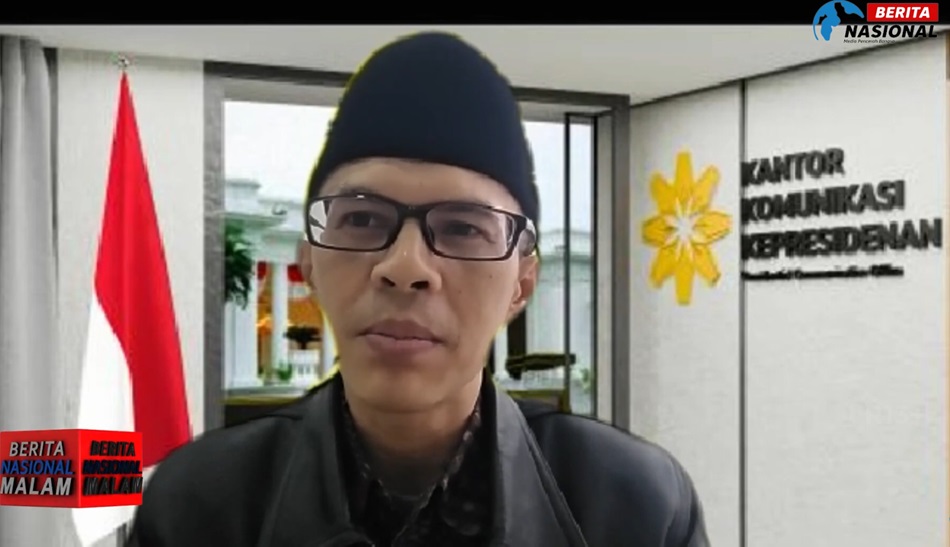 Juru Bicara Kantor Komunikasi Kepresidenan Ujang Komarudin. (BeritaNasional TV).