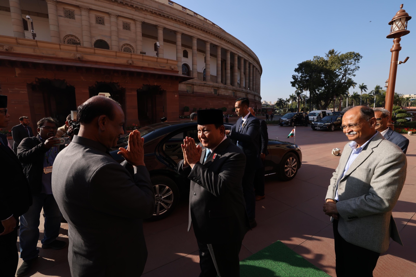 Presiden Prabowo Kunjungi Parlemen India. (Foto/Biro Pers).