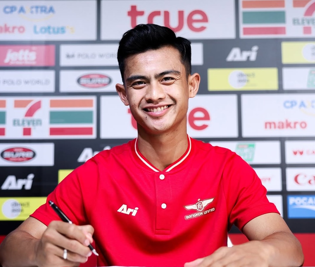 Bek sayap Timnas Indonesia Pratama Arhan akhirnya berlabuh ke klub Liga Thailand, Bangkok United. (Foto/instagram/true_bangkok_united)