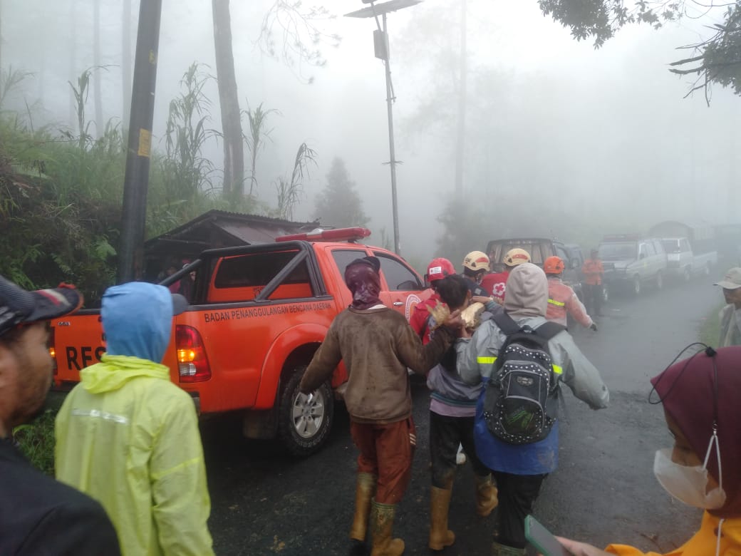 Bencana longsor di Pekalongan. (Foto/BNPB).