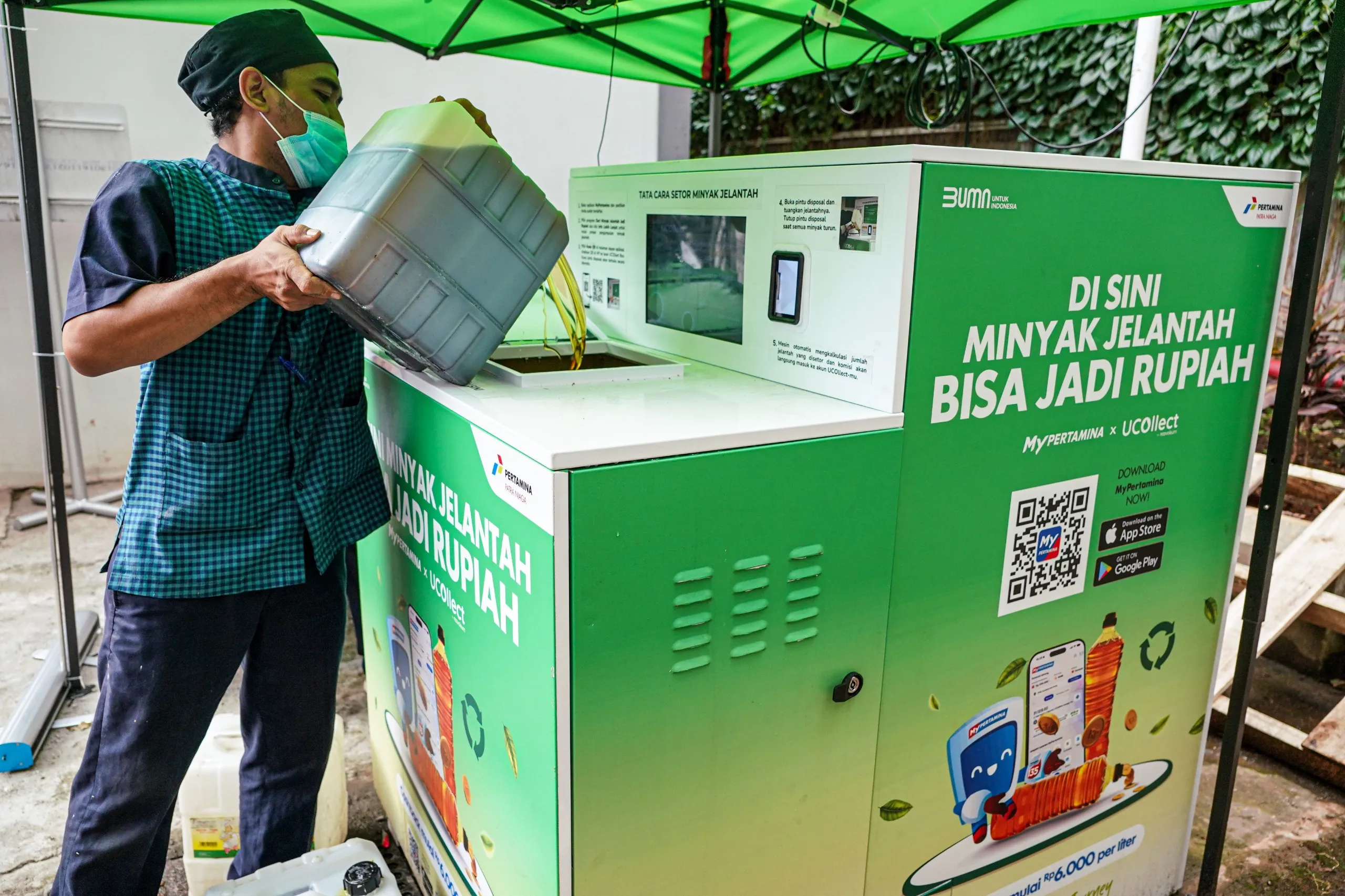 Masyarakat Bisa Jual Minyak Jelantah ke Pertamina. (Foto/Pertamina Niaga).