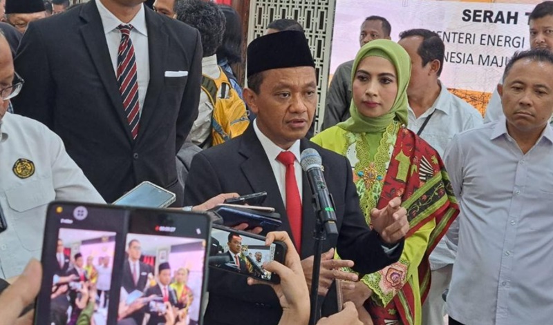 Menteri Energi dan Sumber Daya Mineral Bahlil Lahadalia (Beritanasional/Lydia)