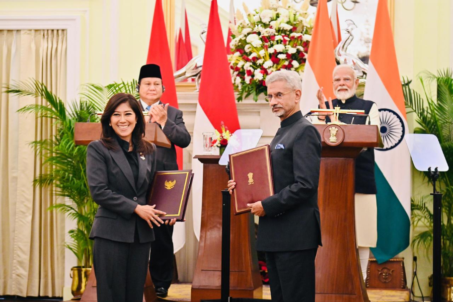 Indonesia dan India Teken MoU untuk perkuat kerja sama di berbagai sektor. (Foto/Doc. Setkab)