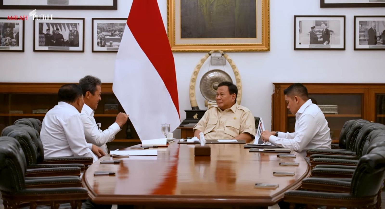 Presiden Prabowo panggil menteri KKP. (Foto/YouTube Sekretariat Presiden).