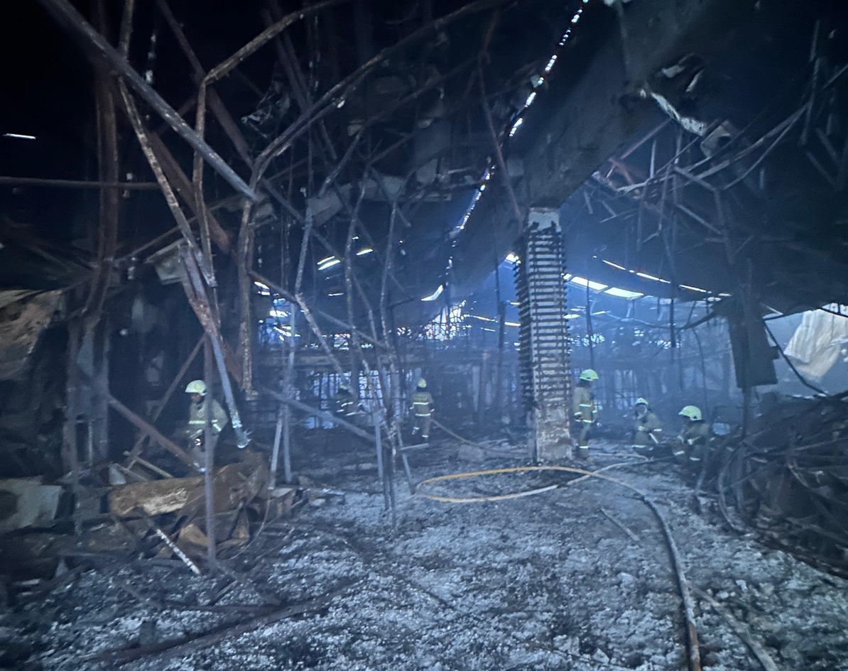 Kondisi Terkini Glodok Plaza yang Hangus Terbakar. (Foto/istimewa).