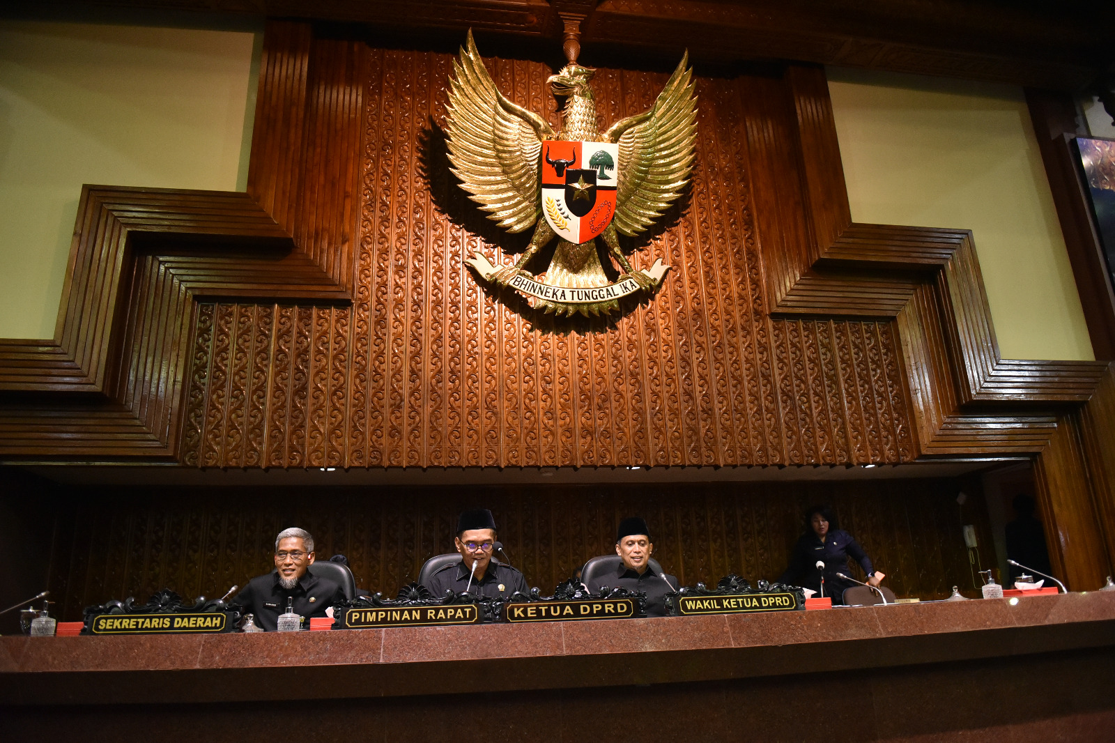 rapat Paripurna DPRD Jateng di gedung Berlian Semarang pada Senin, 30 Desember 2024. (Foto/Red/Febry Mustafat)