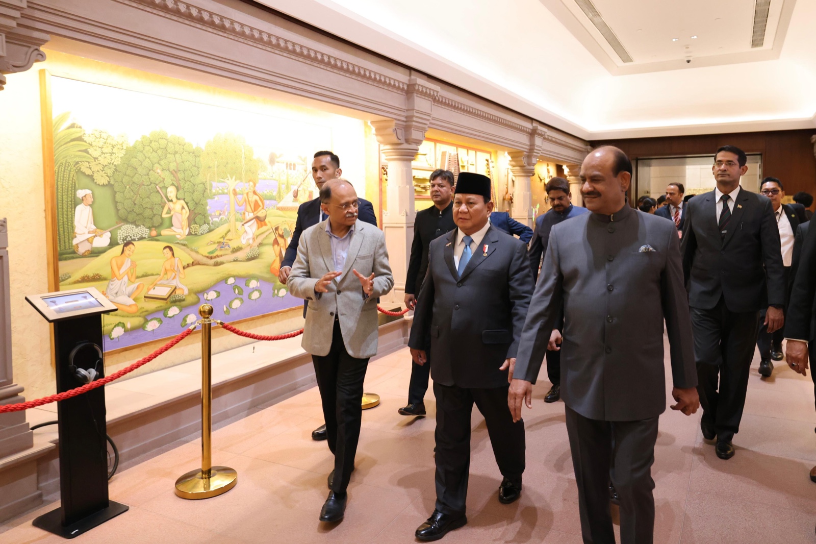 Presiden Prabowo di India. (Foto/Biro Pers).