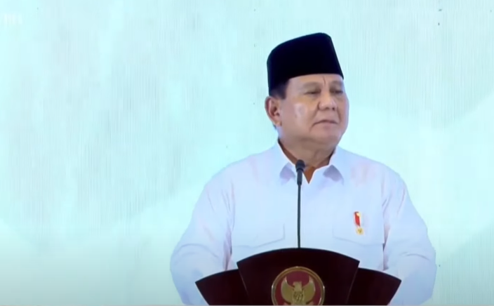 Presiden Prabowo Subianto. (Foto/Tangkapan Layar)