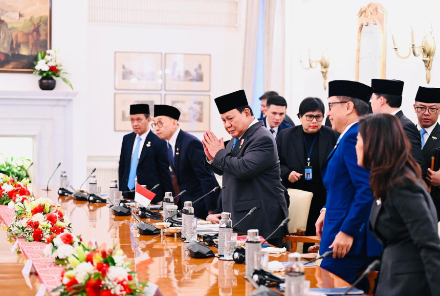 Momen pertemuan Presiden Prabowo Subianto dan Perdana Menteri India, Narendra Modi. (Foto/Doc. Setkab)