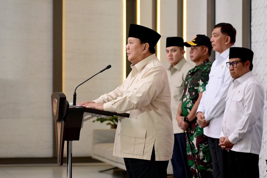 Presiden Prabowo Subianto. (Foto/YouTube/Setpres)