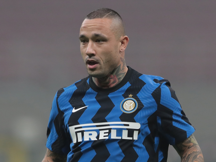 Pesepak bola Radja Nainggolan saat berseragam Inter Milan. Dia ditangkap karena terlibat pedagangan kokain. (Foto/inter.it)