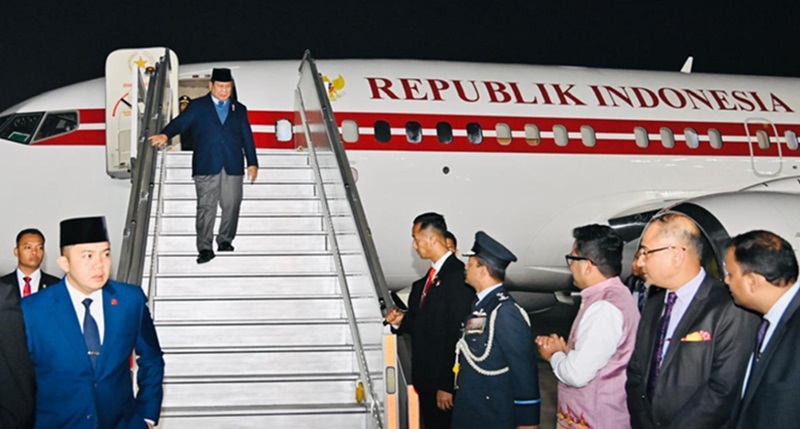 Presiden Prabowo ke India (Foto/Tim Prabowo)