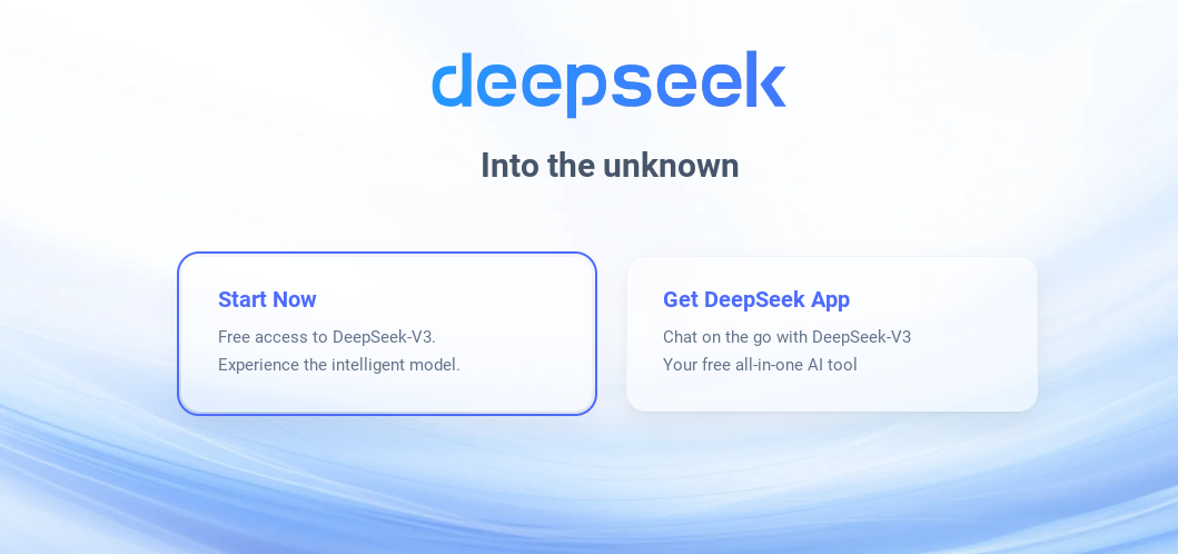 Platform DeepSeek. (foto/Tangkapan Layar)