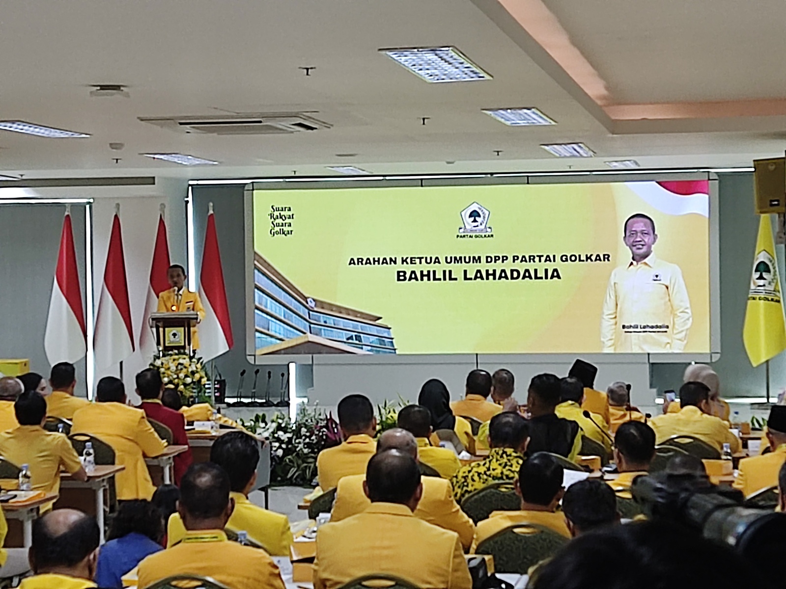 Ketua Umum Partai Golkar Bahlil Lahadalia. (BeritaNasional/Ahda).