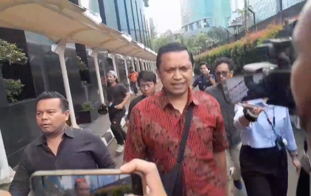 Ronny Talapessy, tim kuasa hukum Hasto Kristiyanto. (Beritanasional/Bachtiarudin Alam)