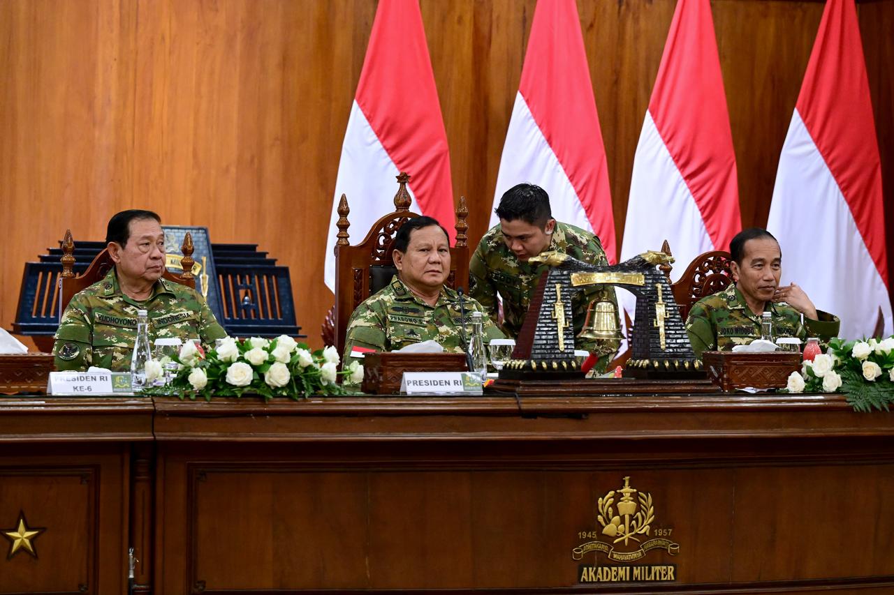 Presiden Prabowo dalam sambutannya saat jamuan makan malam. (Foto/BPMI Setpres).