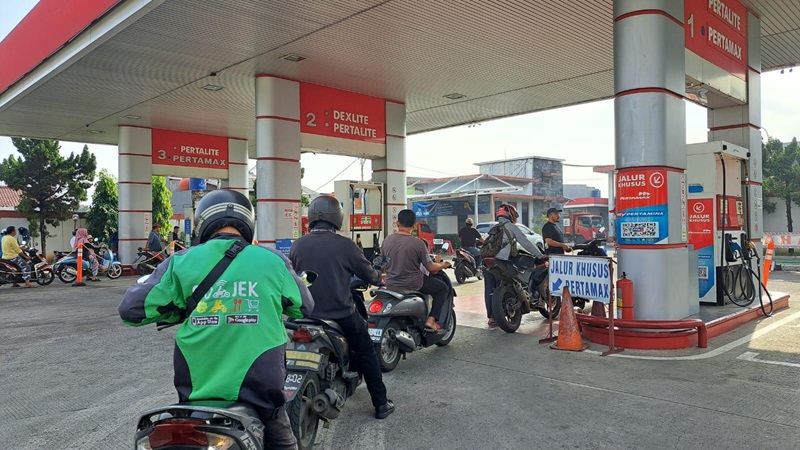 SPBU Pertamina (BeritaNasional/Lydia)